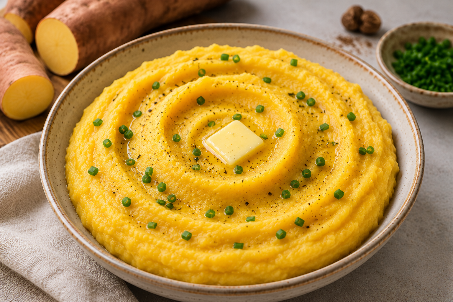 Mandioquinha purée