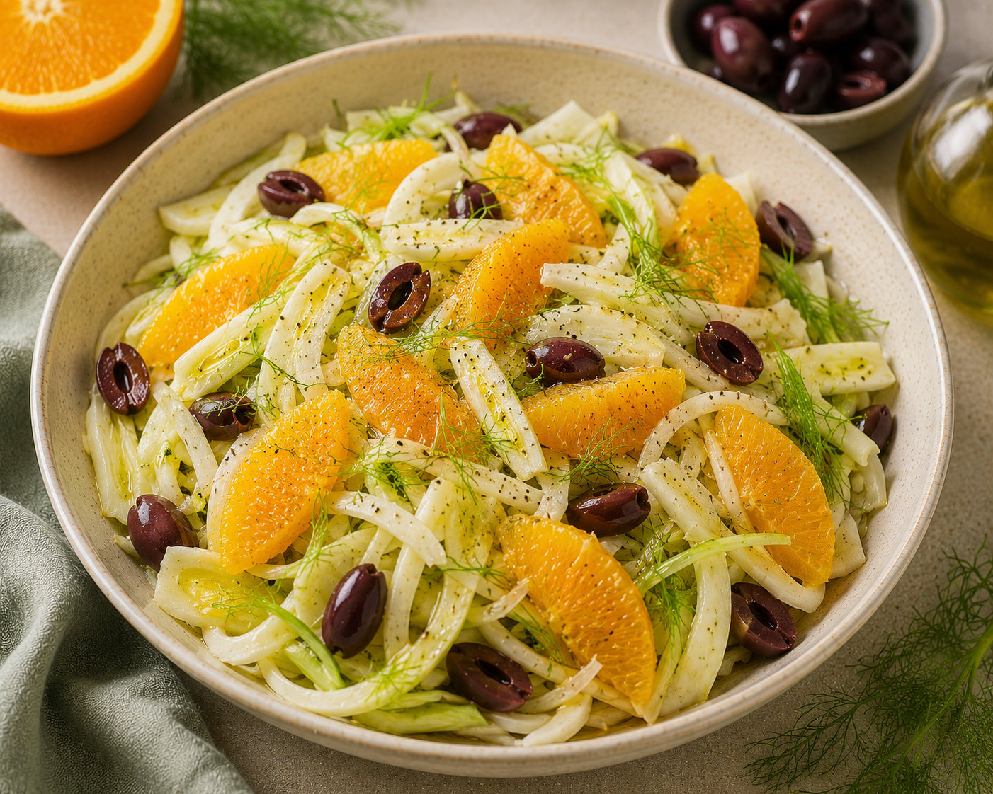 Fennel and orange salad