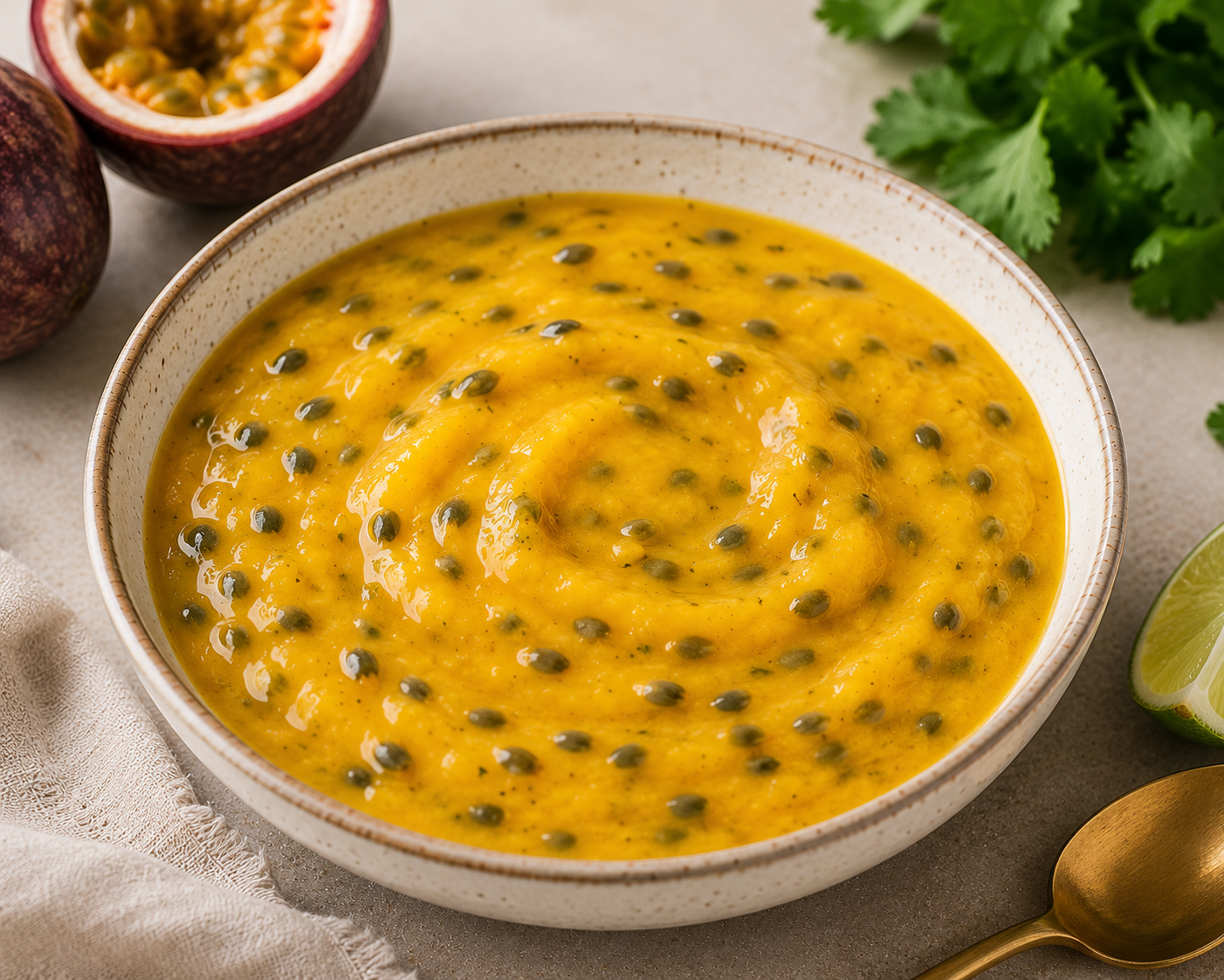 Passion fruit sauce